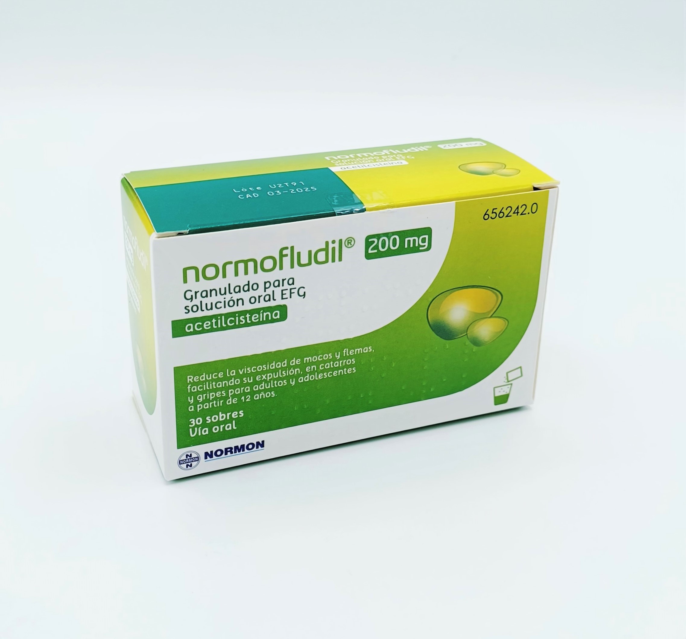 NORMOFLUDIL EFG 200 mg 30 SOBRES GRANULADO PARA SOLUCION ORAL