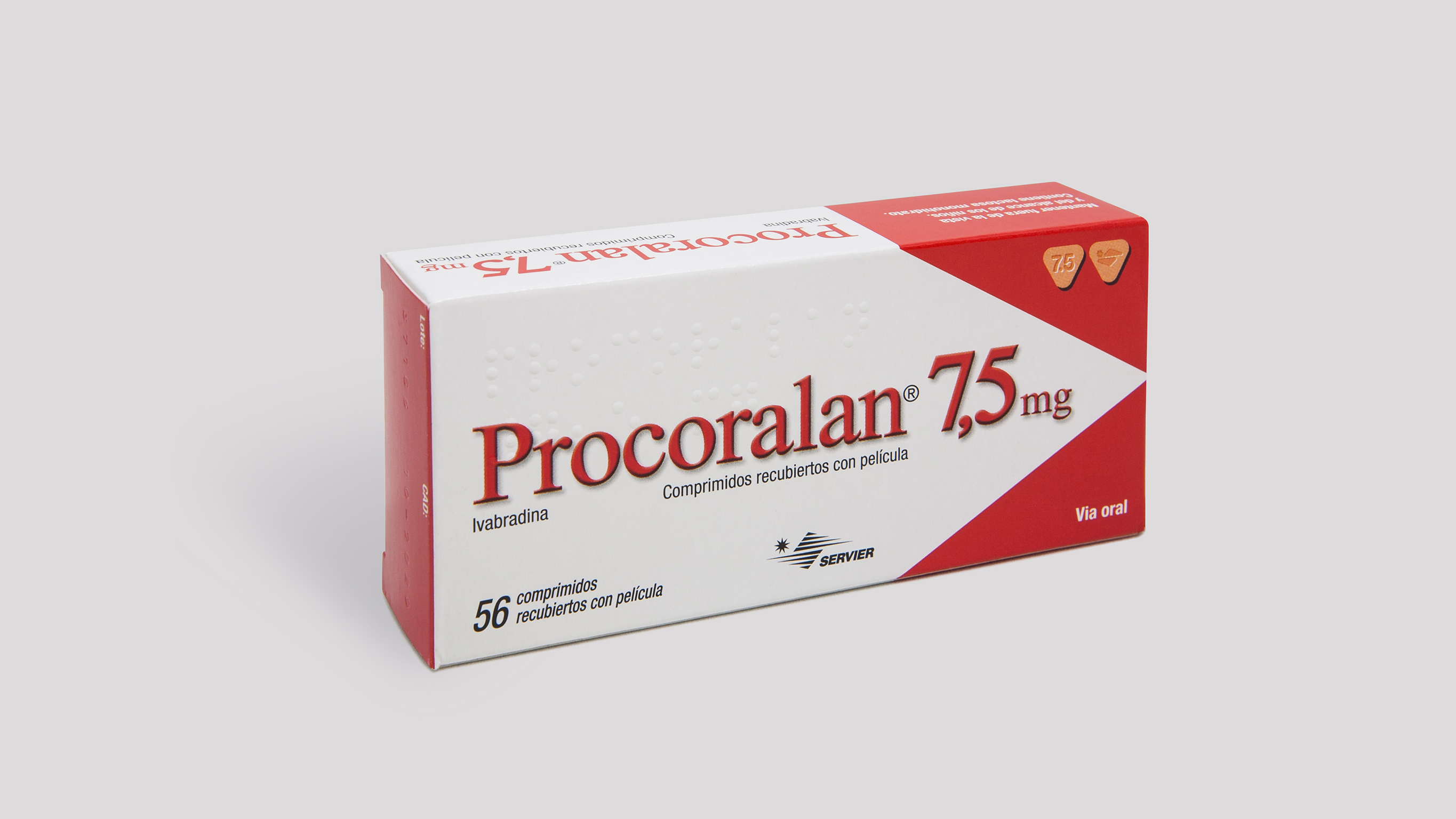 PROCORALAN 7,5 mg 56 COMPRIMIDOS RECUBIERTOS