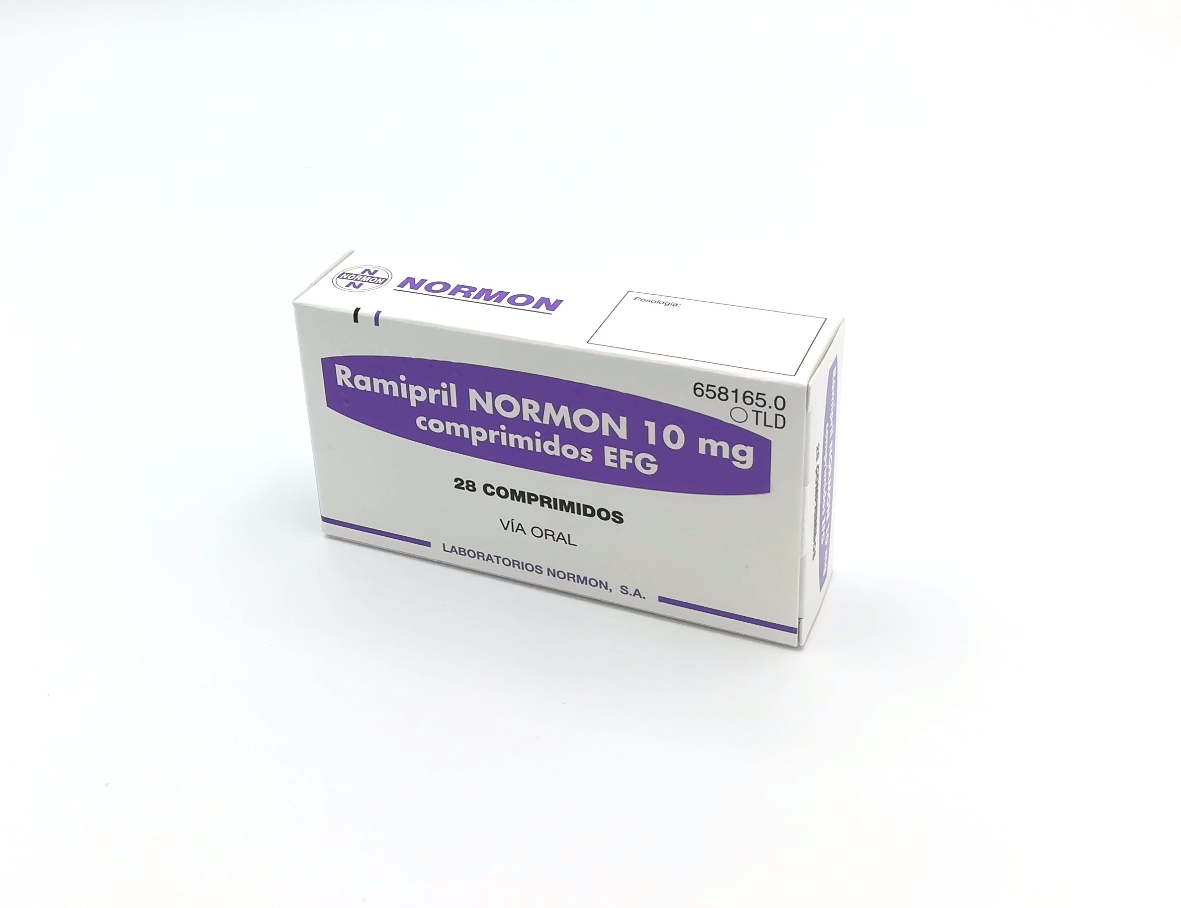 RAMIPRIL NORMON EFG 10 mg 28 COMPRIMIDOS