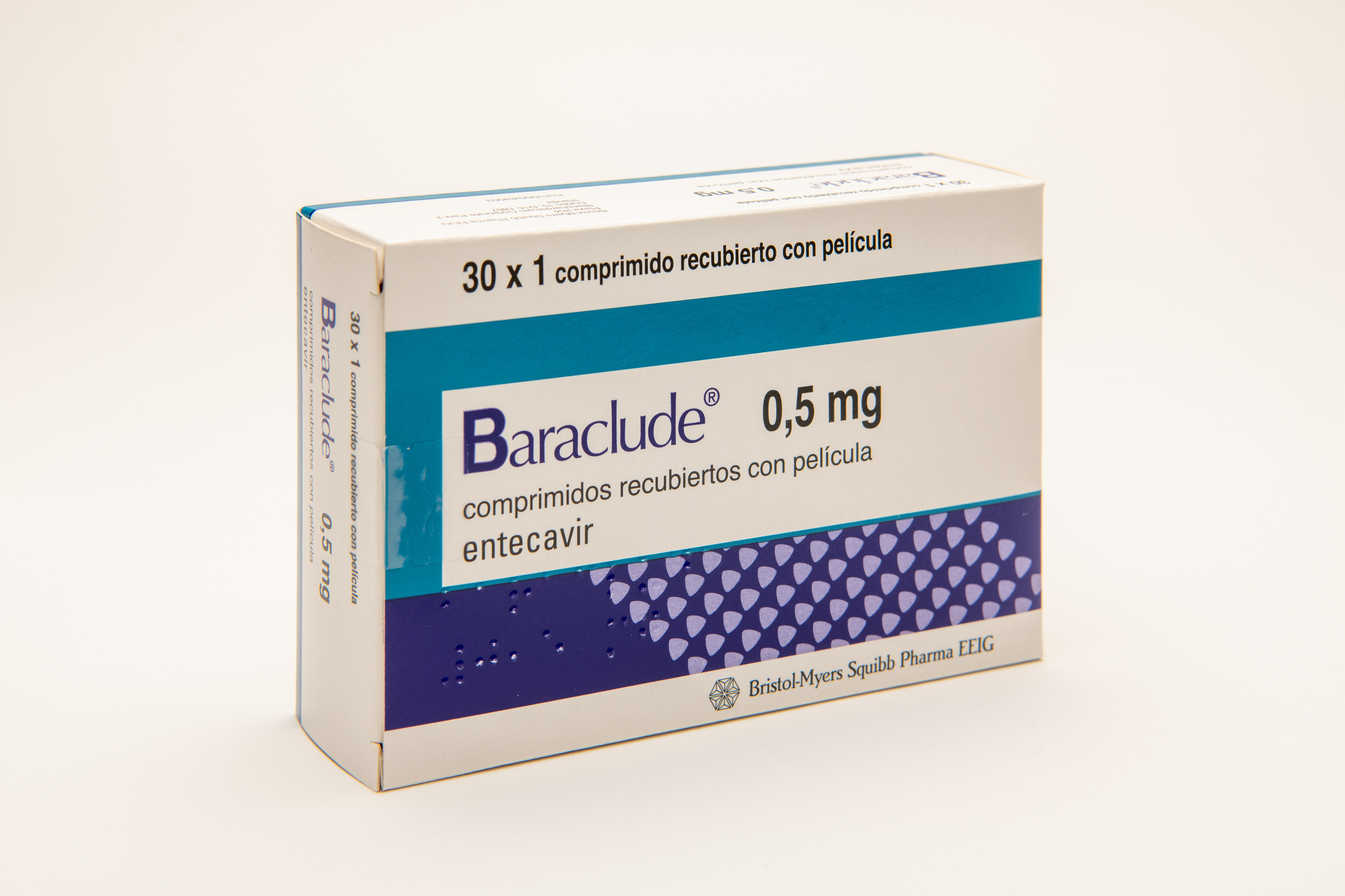 BARACLUDE 0,5 mg 30 COMPRIMIDOS RECUBIERTOS