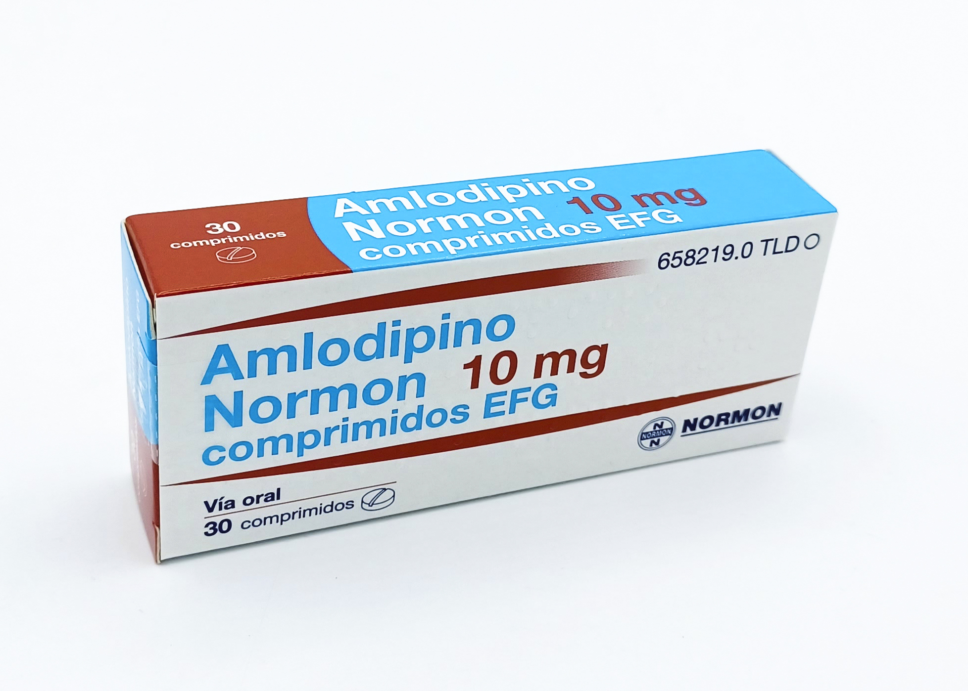 AMLODIPINO NORMON EFG 10 mg 500 COMPRIMIDOS