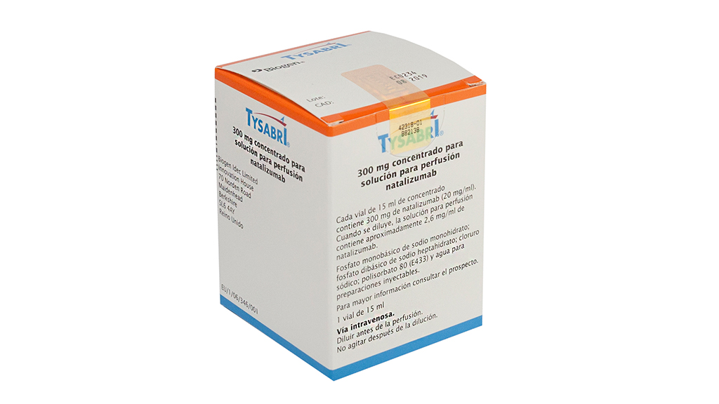 TYSABRI 300 mg 1 VIAL CONCENTRADO PARA SOLUCION PARA PERFUSION 15 ml