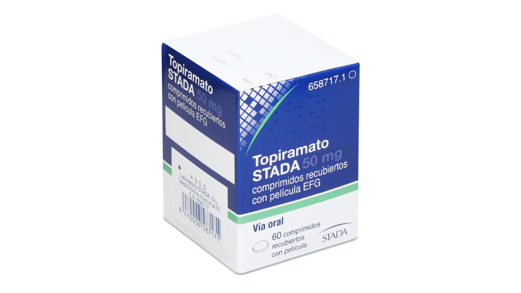 TOPIRAMATO STADA EFG 50 mg 60 COMPRIMIDOS RECUBIERTOS
