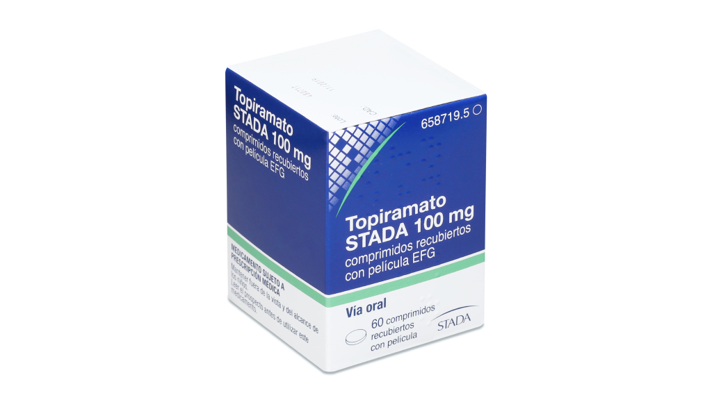 TOPIRAMATO STADA EFG 100 mg 60 COMPRIMIDOS RECUBIERTOS