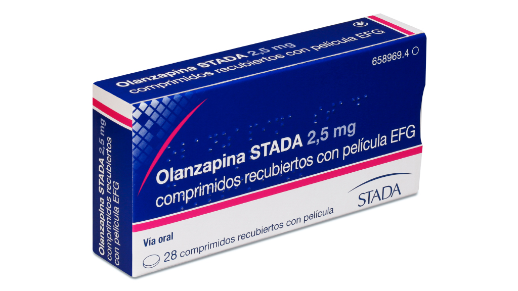 OLANZAPINA STADA EFG 2,5 mg 28 COMPRIMIDOS RECUBIERTOS