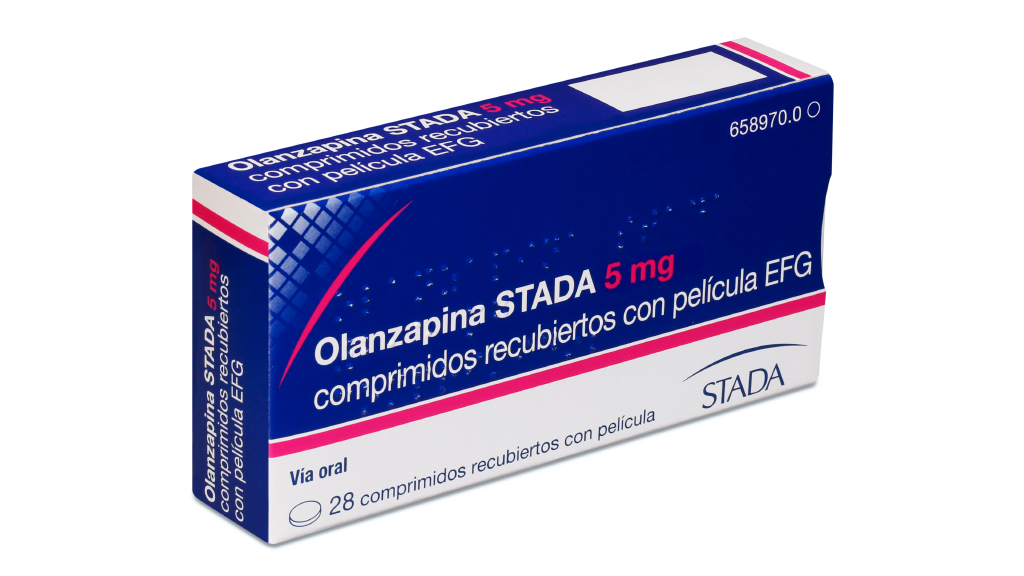 OLANZAPINA STADA EFG 5 mg 28 COMPRIMIDOS RECUBIERTOS