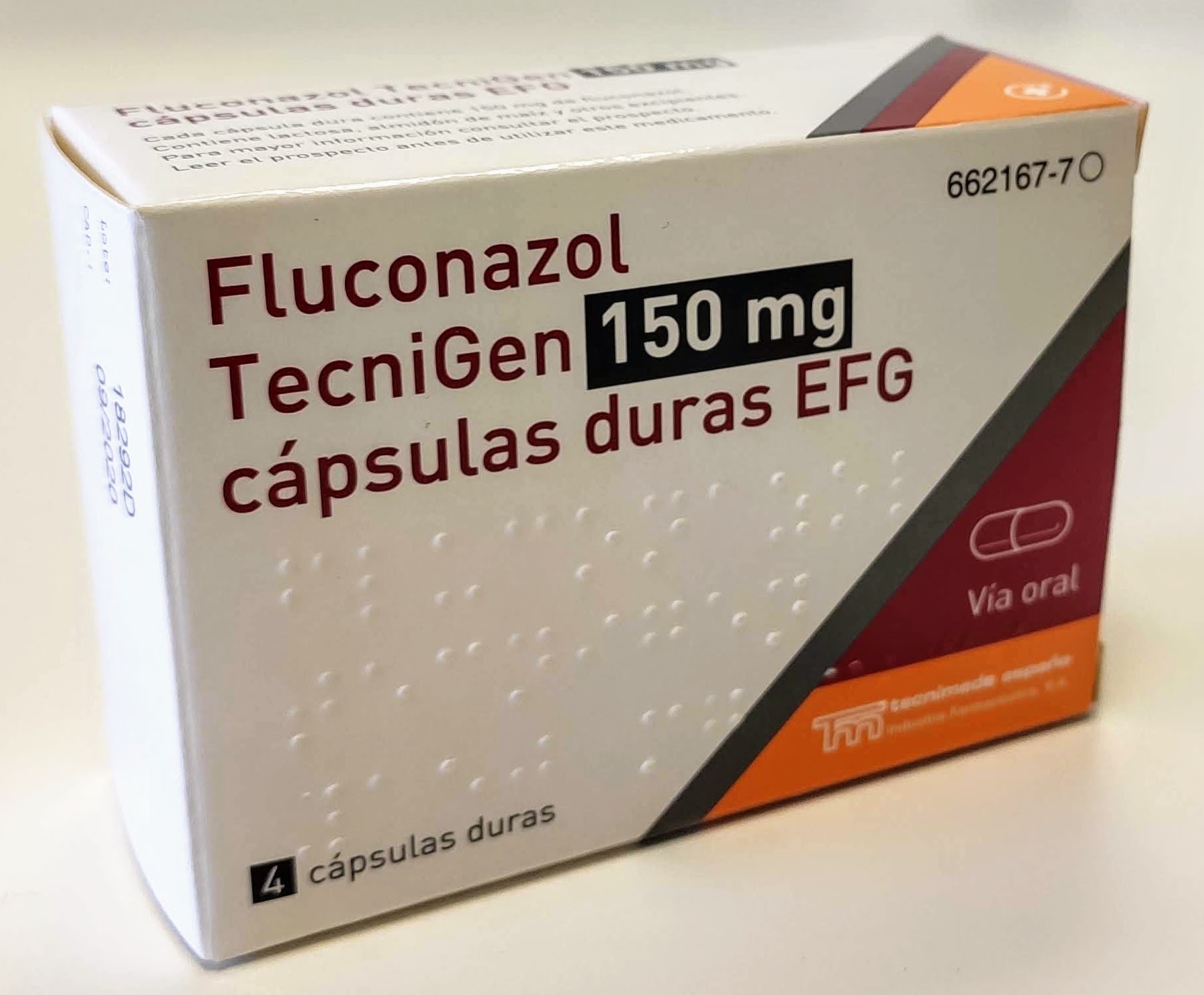 FLUCONAZOL TECNIGEN EFG 150 mg 4 CAPSULAS - Farmacéuticos