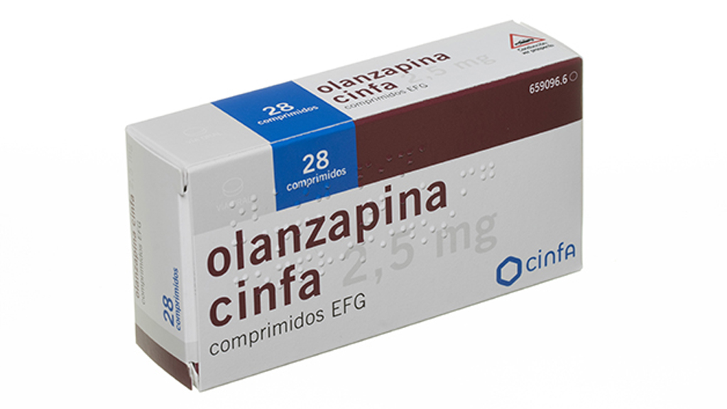 OLANZAPINA CINFA EFG 2,5 mg 100 COMPRIMIDOS