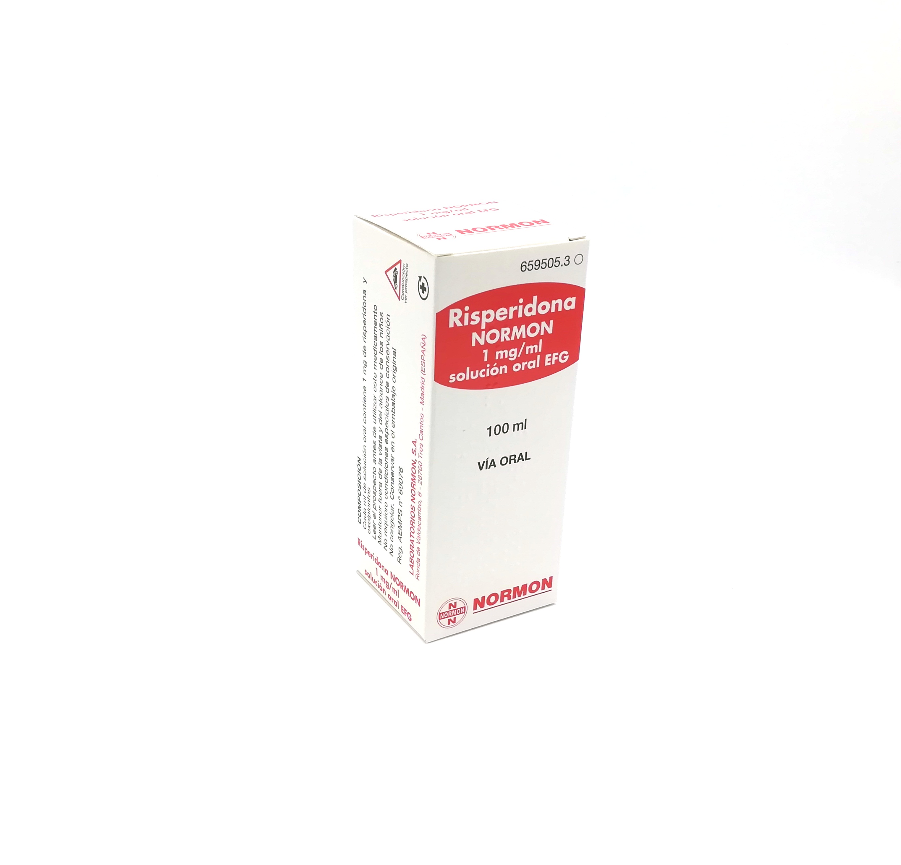 RISPERIDONA NORMON EFG 1 mg/ml SOLUCION ORAL 1 FRASCO 100 ml