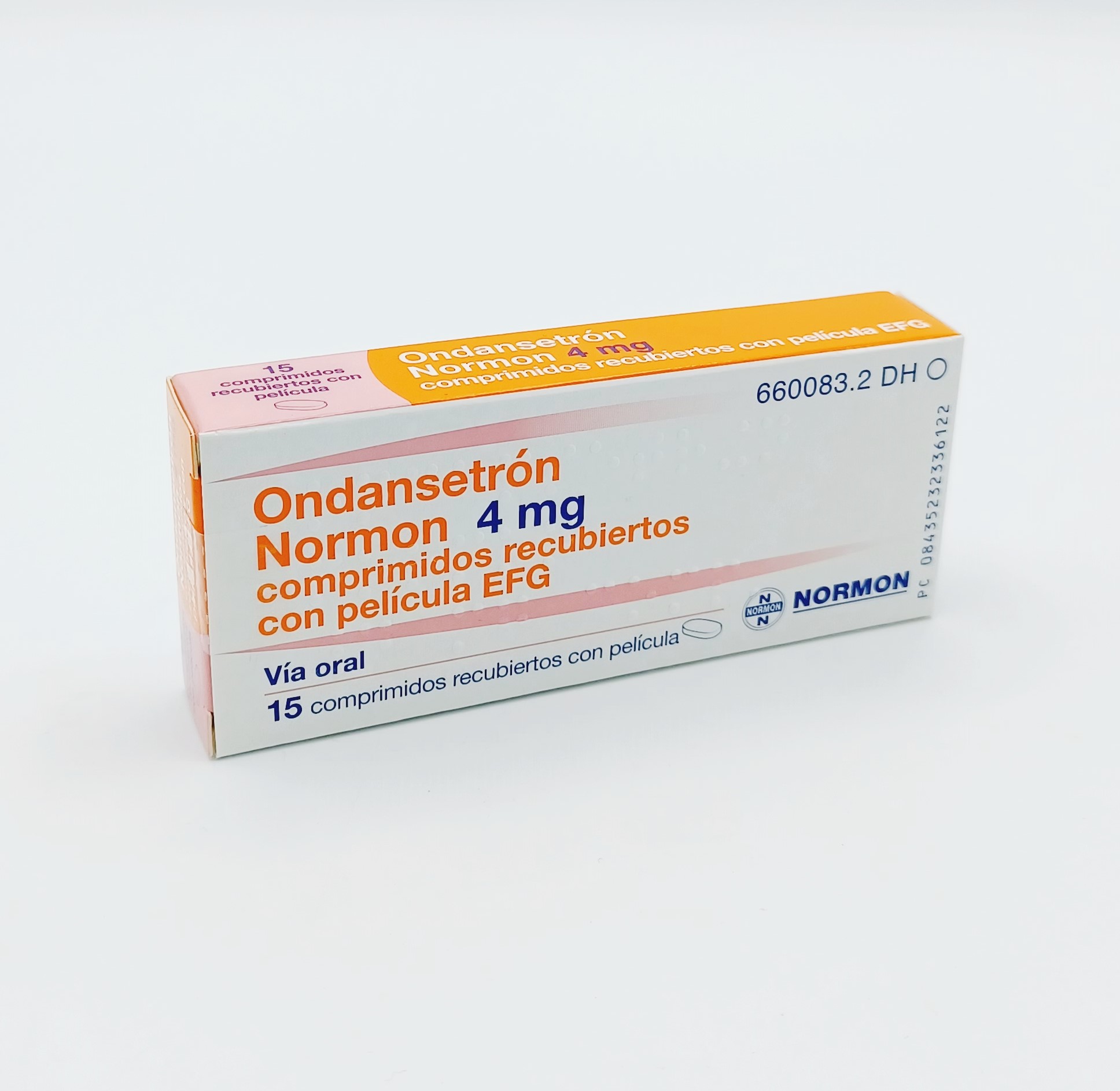 ONDANSETRON NORMON EFG 4 mg 6 COMPRIMIDOS RECUBIERTOS