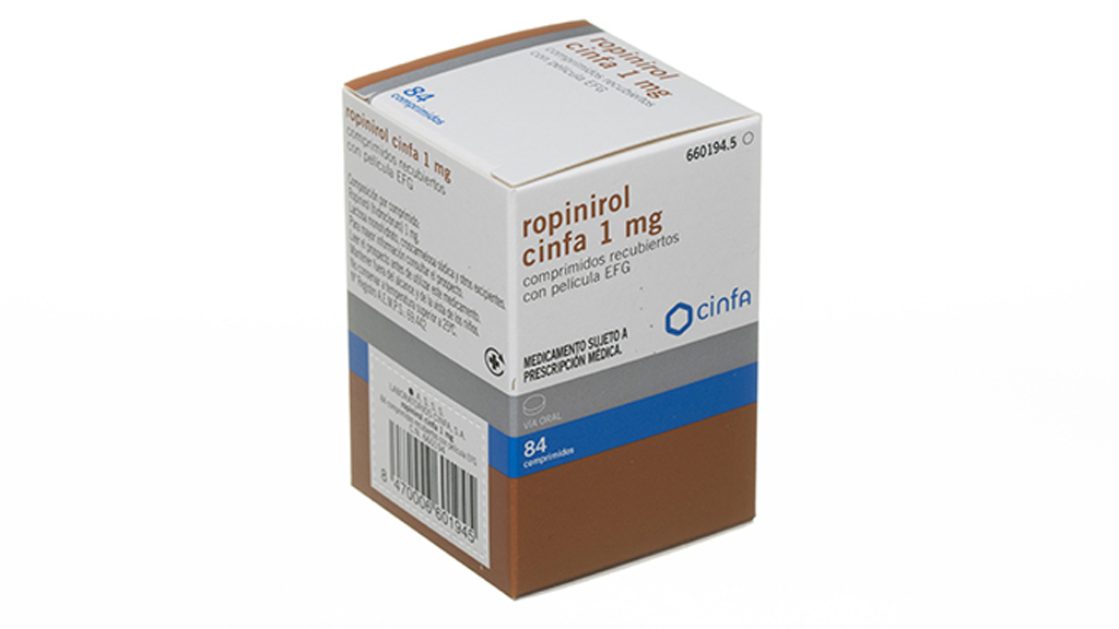 ROPINIROL CINFA EFG 1 mg 21 COMPRIMIDOS RECUBIERTOS