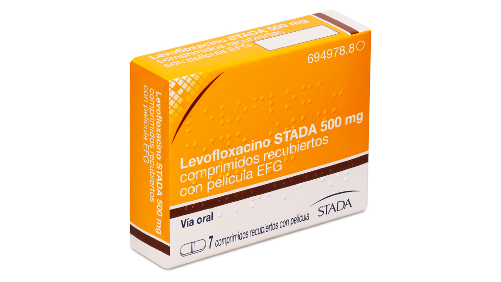 LEVOFLOXACINO STADA EFG 500 mg 7 COMPRIMIDOS RECUBIERTOS - Farmacéuticos