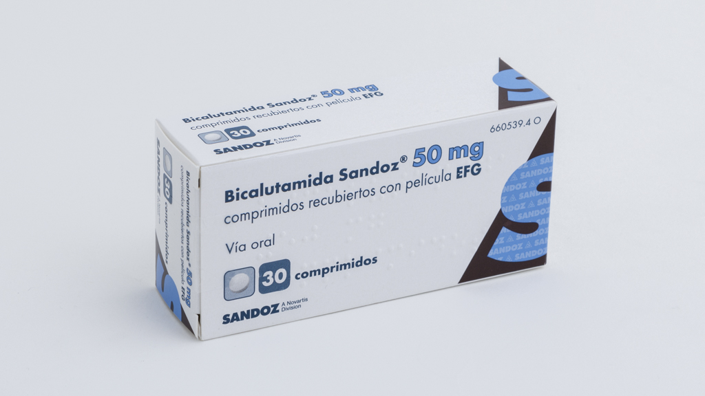 BICALUTAMIDA SANDOZ EFG 50 mg 30 COMPRIMIDOS RECUBIERTOS