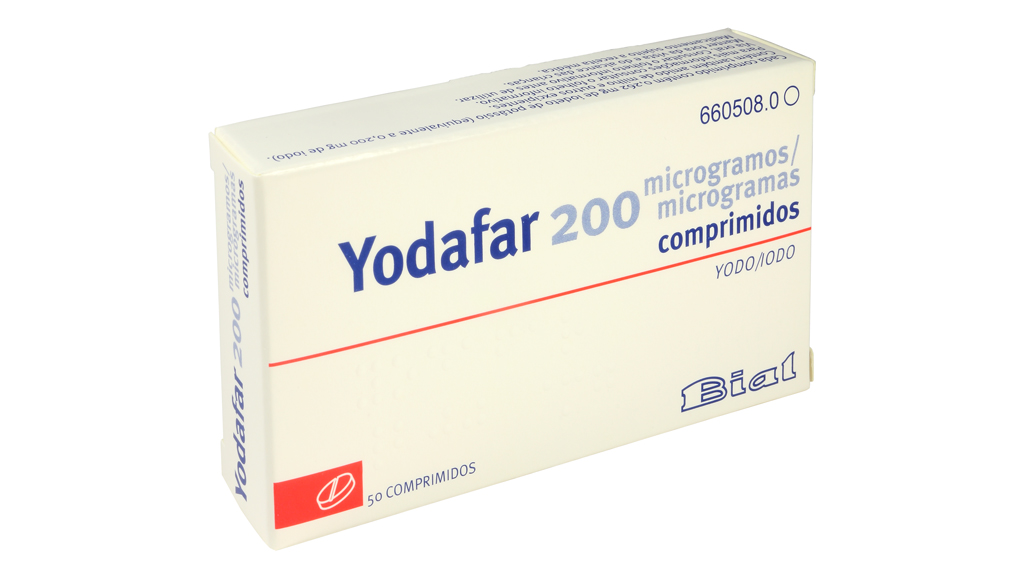 YODAFAR 200 microgramos 50 COMPRIMIDOS