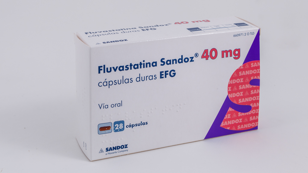 FLUVASTATINA SANDOZ EFG 40 mg 28 CAPSULAS