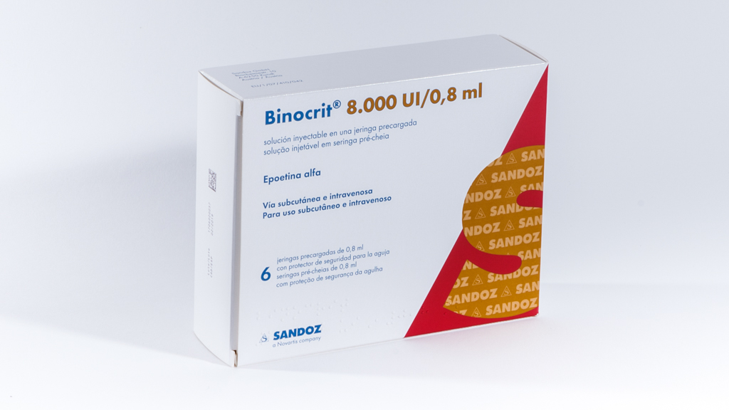 BINOCRIT 8000 UI 6 JERINGAS PRECARGADAS SOLUCION INYECTABLE 0,8 ml