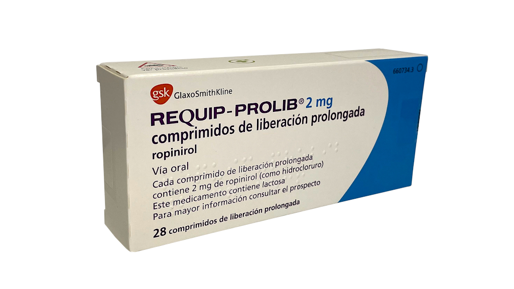 REQUIP-PROLIB 2 mg 28 COMPRIMIDOS LIBERACION PROLONGADA