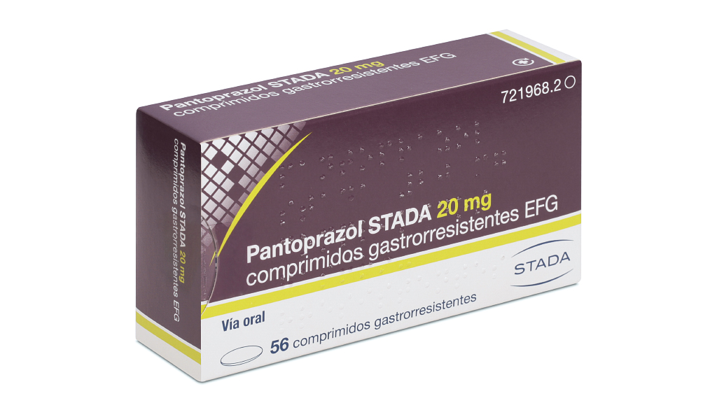 PANTOPRAZOL STADA EFG 20 mg 28 COMPRIMIDOS GASTRORRESISTENTES BLISTER