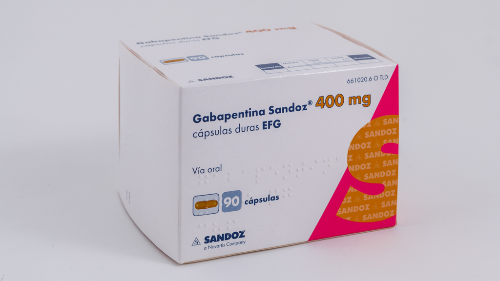 GABAPENTINA SANDOZ EFG 400 mg 90 CAPSULAS