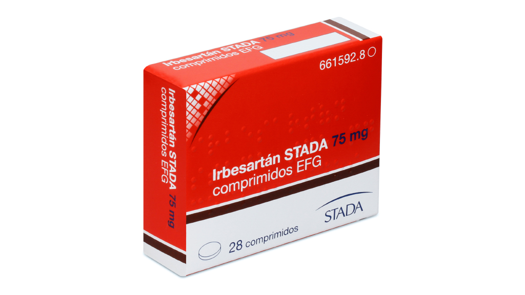 IRBESARTAN STADA EFG 75 mg 28 COMPRIMIDOS