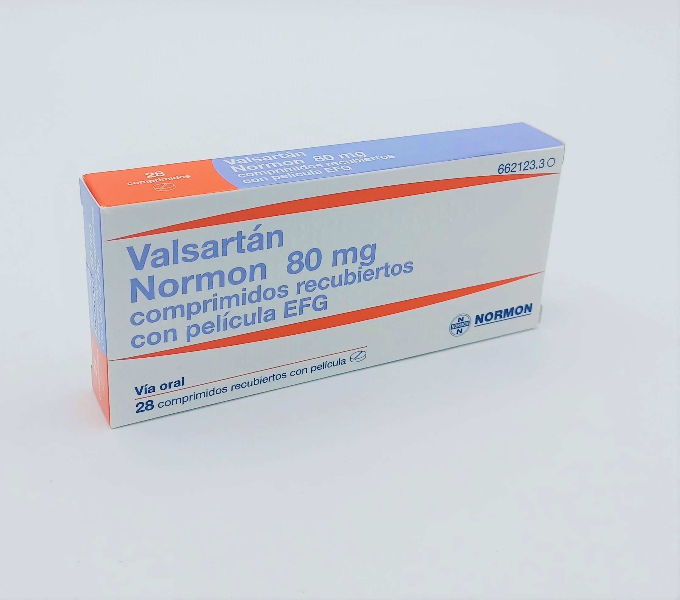VALSARTAN NORMON EFG 80 mg 280 COMPRIMIDOS RECUBIERTOS