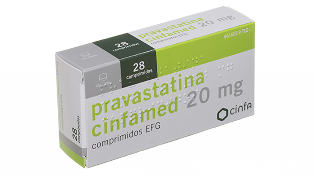 PRAVASTATINA CINFAMED EFG 20 mg 28 COMPRIMIDOS