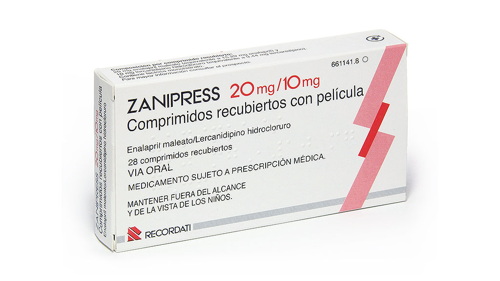 ZANIPRESS 20 mg/10 mg 28 COMPRIMIDOS RECUBIERTOS