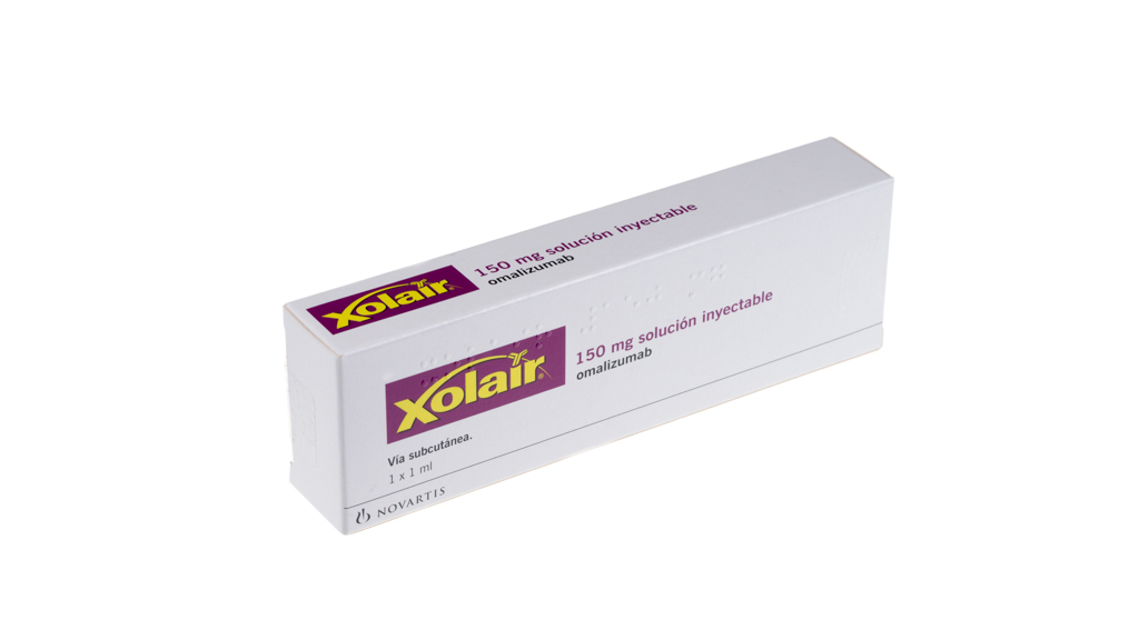 XOLAIR 150 mg 1 JERINGA PRECARGADA SOLUCION INYECTABLE 1 ml Farmacéuticos