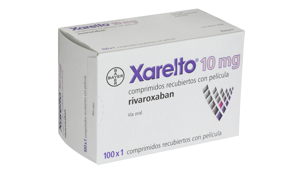 XARELTO 10 mg 100 COMPRIMIDOS RECUBIERTOS