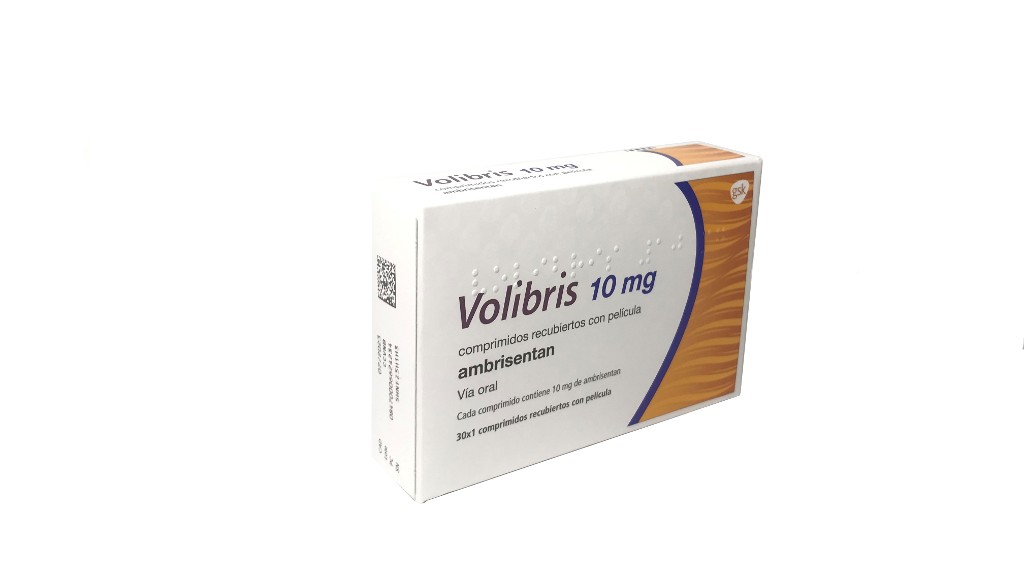 VOLIBRIS 10 mg 30 COMPRIMIDOS RECUBIERTOS