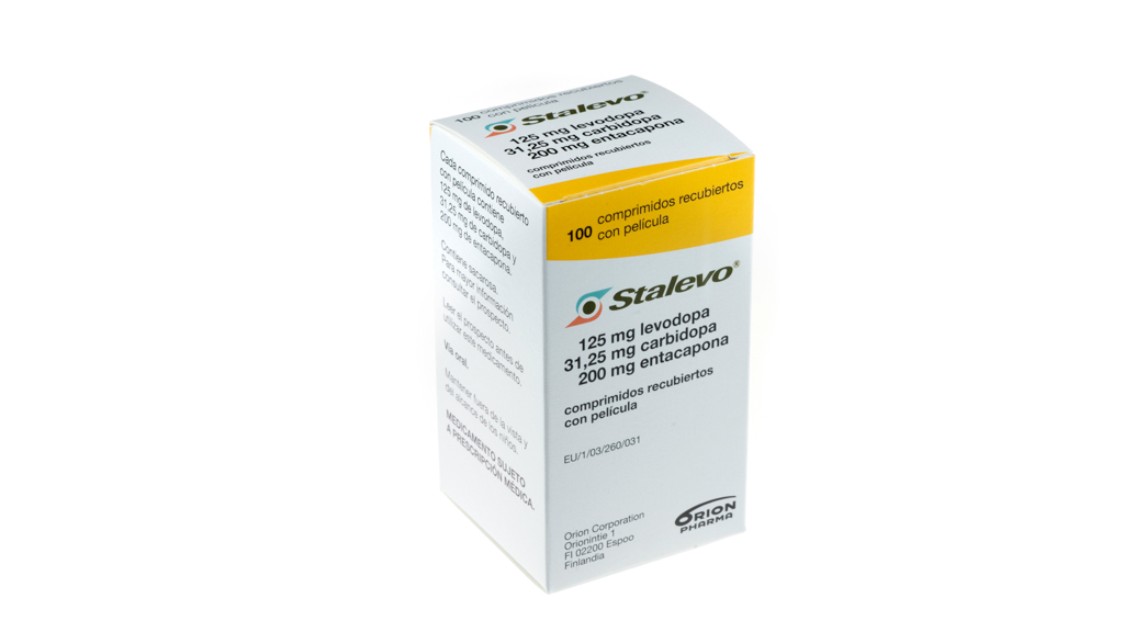 STALEVO 125 mg/31,25 mg/200 mg 100 COMPRIMIDOS RECUBIERTOS