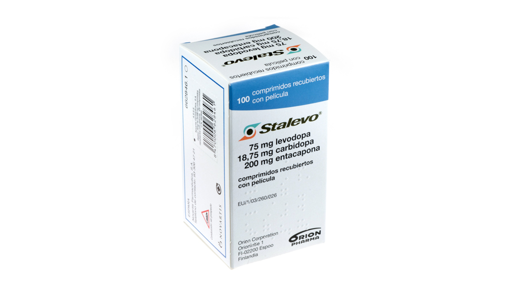 STALEVO 75 mg/18,75 mg/200 mg 100 COMPRIMIDOS RECUBIERTOS