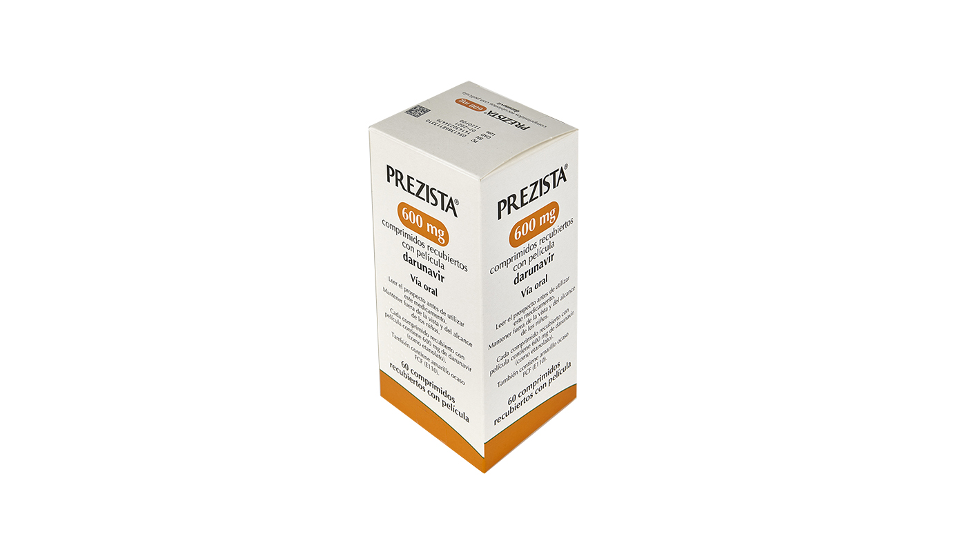 PREZISTA 600 mg 60 COMPRIMIDOS RECUBIERTOS