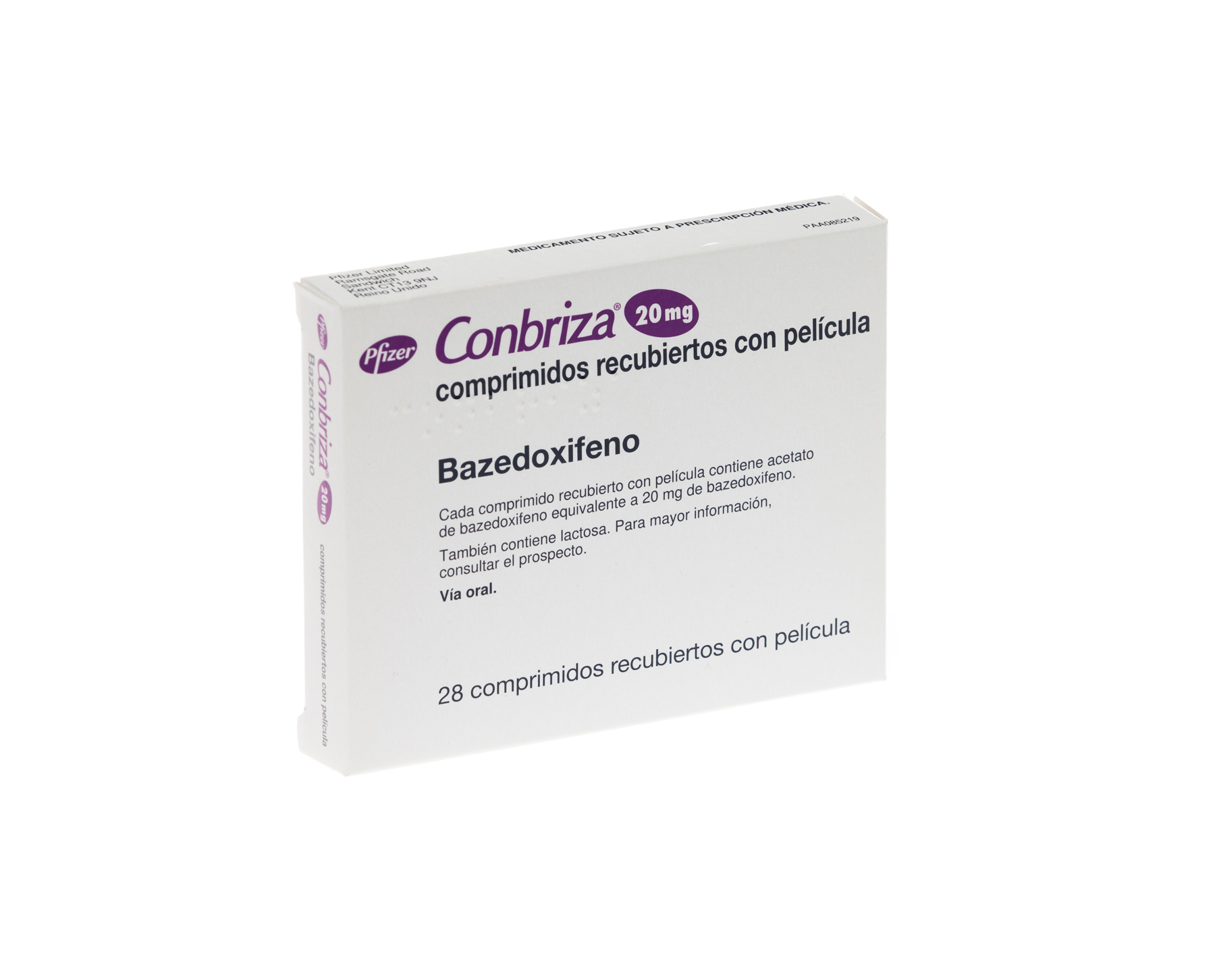 CONBRIZA 20 mg 28 COMPRIMIDOS RECUBIERTOS