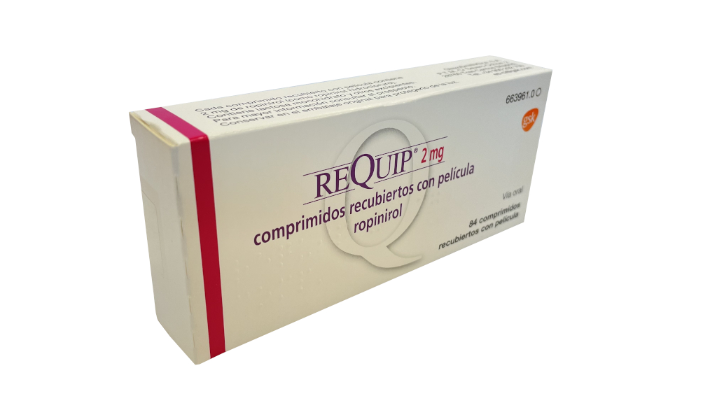 REQUIP 2 mg 84 COMPRIMIDOS RECUBIERTOS BLISTER