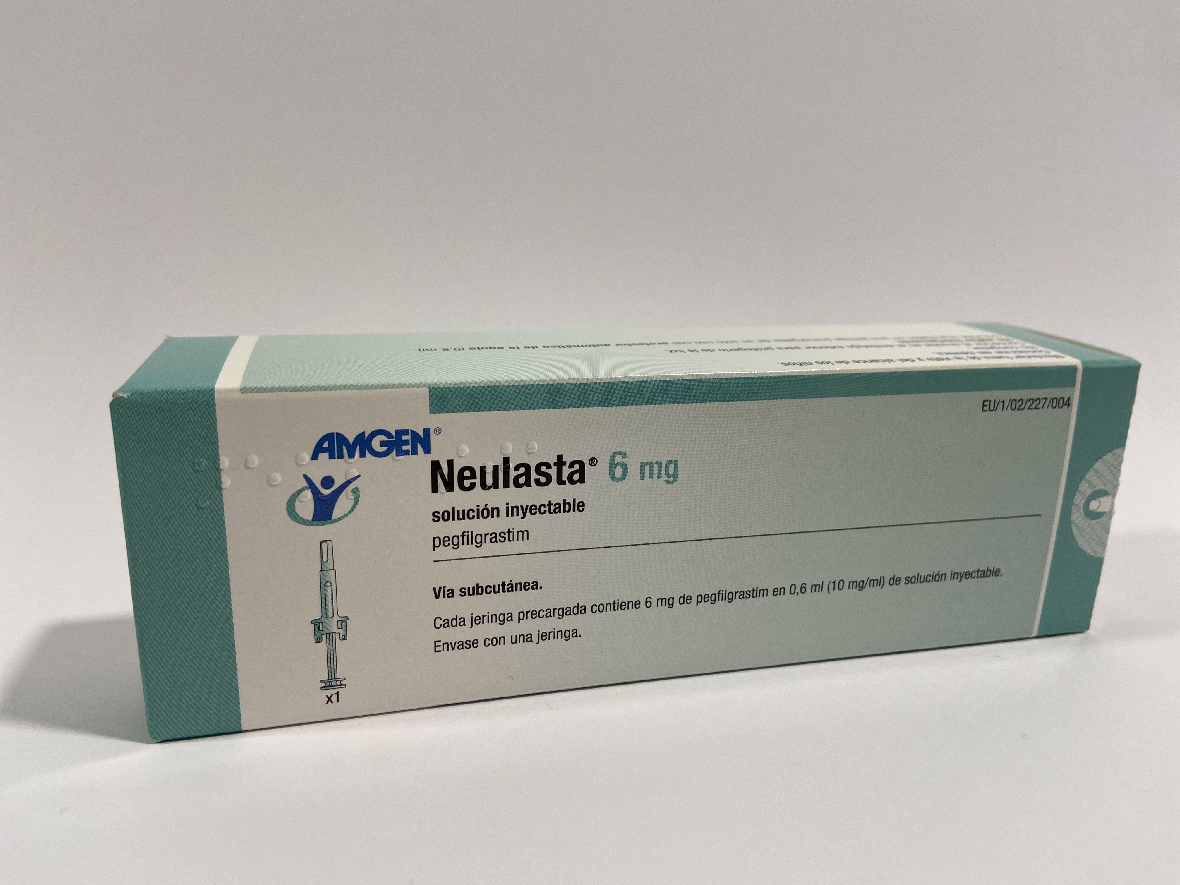 NEULASTA 6 mg 1 JERINGA PRECARGADA SOLUCION INYECTABLE 0,6 ml