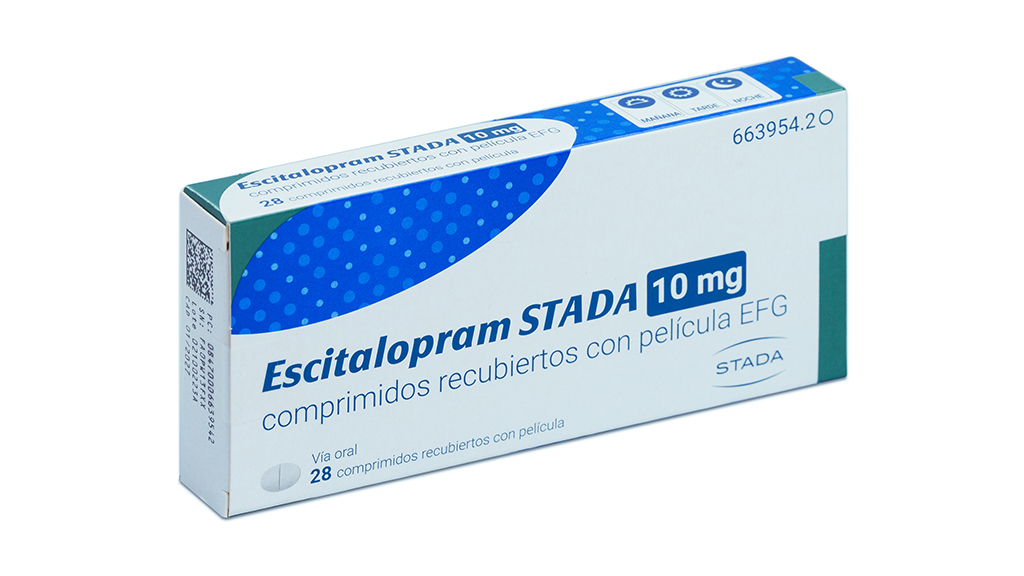 ESCITALOPRAM STADA EFG 10 mg 56 COMPRIMIDOS RECUBIERTOS