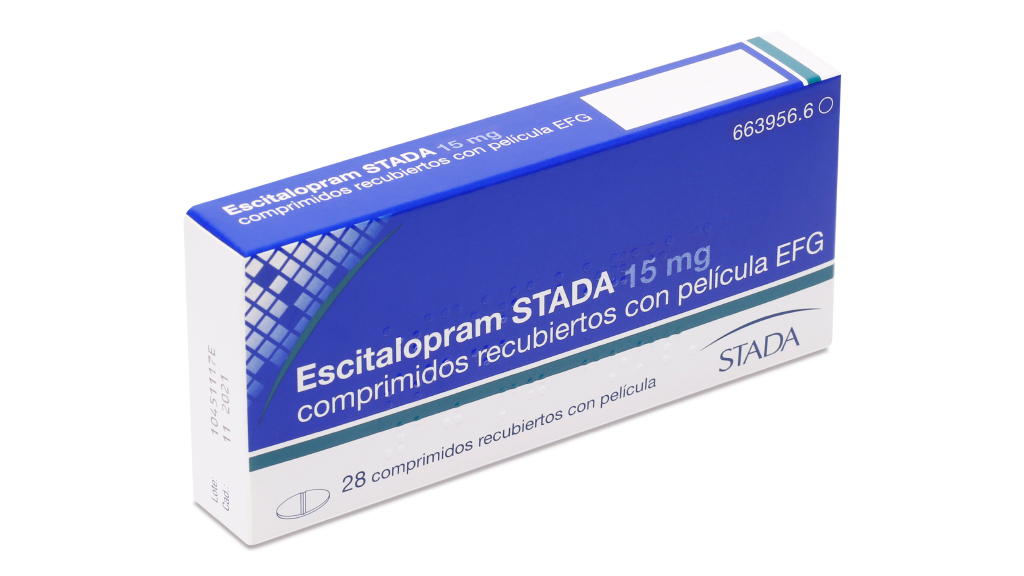 Escitalopram Stada Efg 15 Mg 28 Comprimidos Recubiertos Farmacéuticos