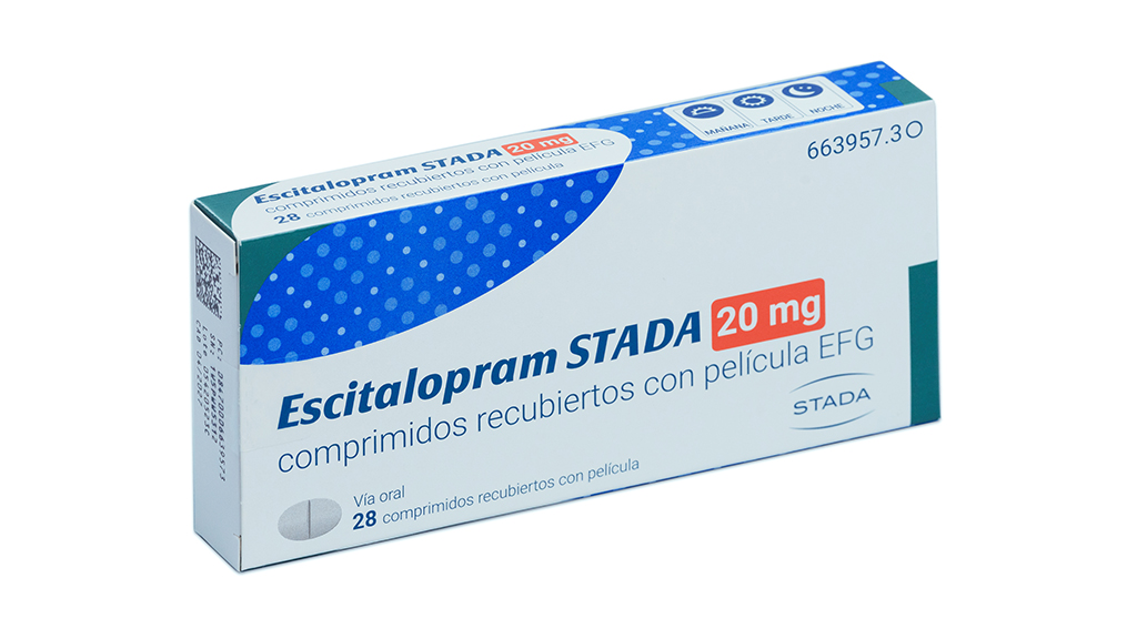 ESCITALOPRAM STADA EFG 20 mg 28 COMPRIMIDOS RECUBIERTOS