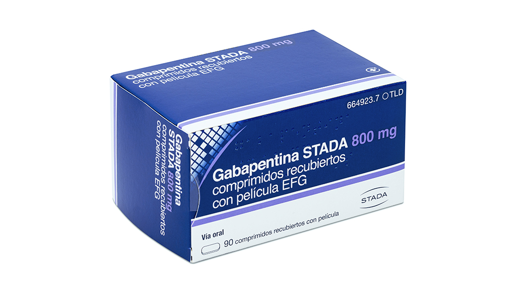 GABAPENTINA STADA EFG 800 mg 90 COMPRIMIDOS RECUBIERTOS