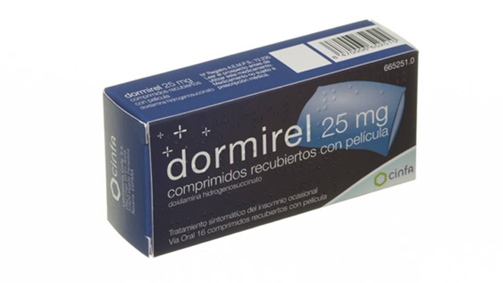 DORMIREL FORTE 25 mg 16 COMPRIMIDOS RECUBIERTOS