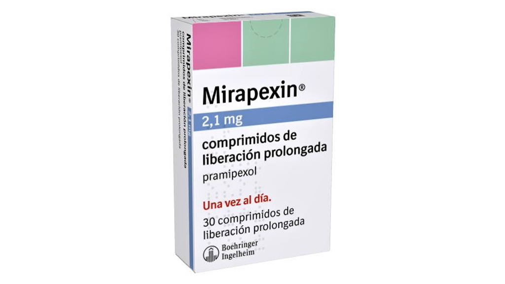 MIRAPEXIN 2,1 mg 30 COMPRIMIDOS LIBERACION PROLONGADA