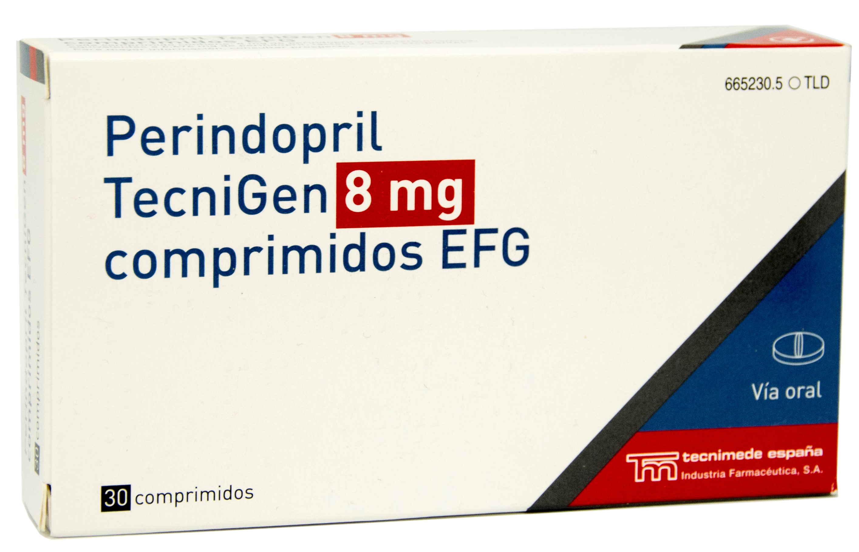 PERINDOPRIL TECNIGEN EFG 8 mg 30 COMPRIMIDOS