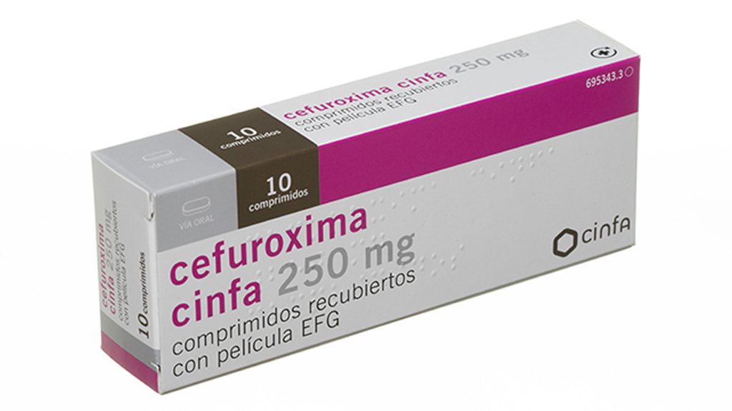 CEFUROXIMA CINFA EFG 250 mg 500 COMPRIMIDOS RECUBIERTOS