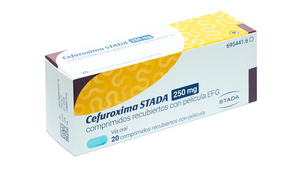 CEFUROXIMA STADA EFG 250 mg 10 COMPRIMIDOS RECUBIERTOS
