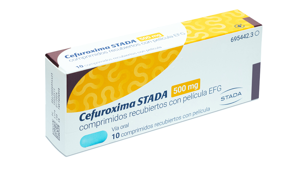 CEFUROXIMA STADA EFG 500 mg 20 COMPRIMIDOS RECUBIERTOS