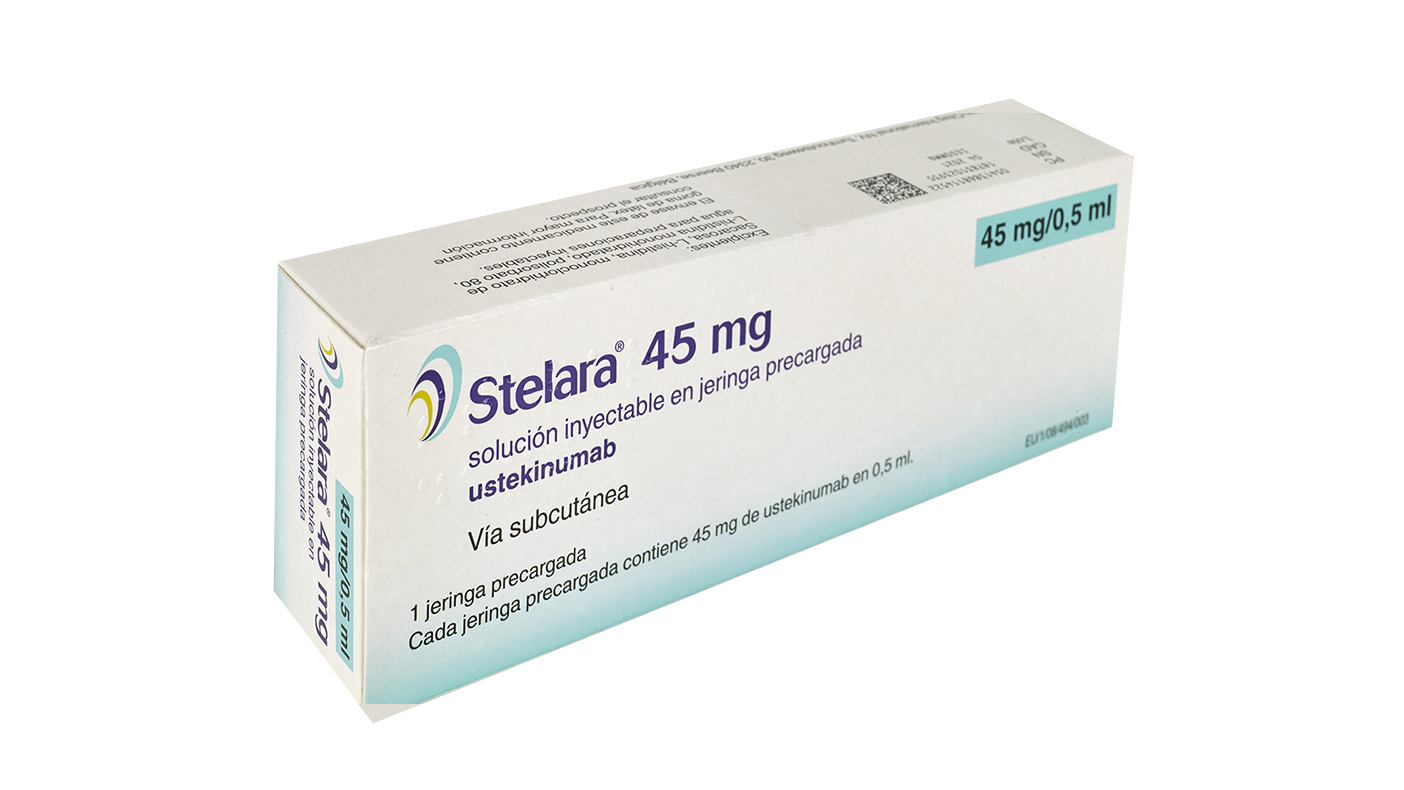 STELARA 45 mg 1 JERINGA PRECARGADA SOLUCION INYECTABLE 0,5 ml