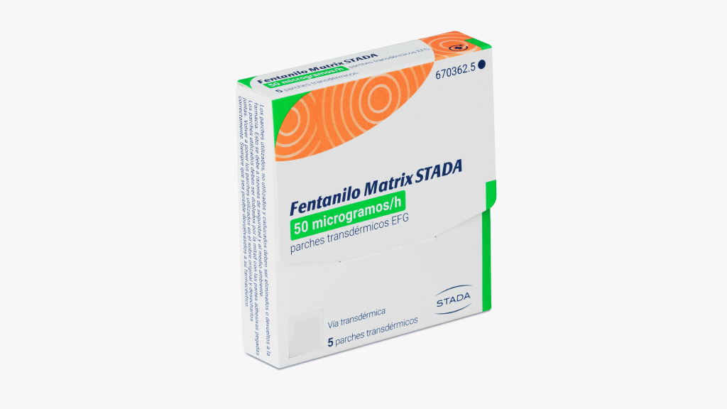 FENTANILO MATRIX STADA EFG 50 microgramos/h 3,6 mg/3 DIAS 5 PARCHES TRANSDERMICOS