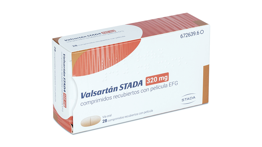 VALSARTAN STADA EFG 320 mg 28 COMPRIMIDOS RECUBIERTOS