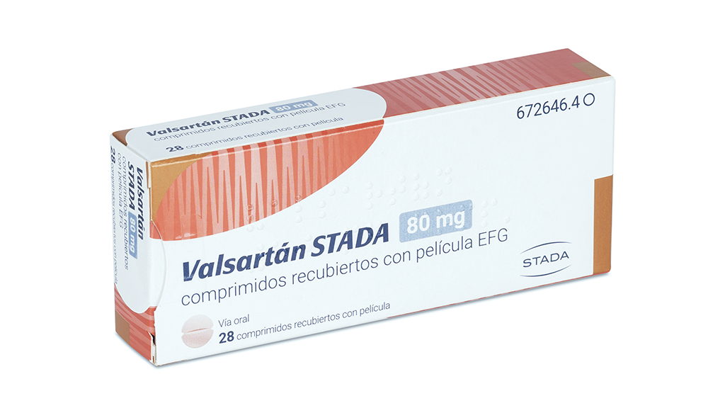 Valsartan Stada Efg 80 Mg 28 Comprimidos Recubiertos Farmacéuticos